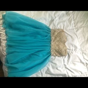 Strapless Formal Dress